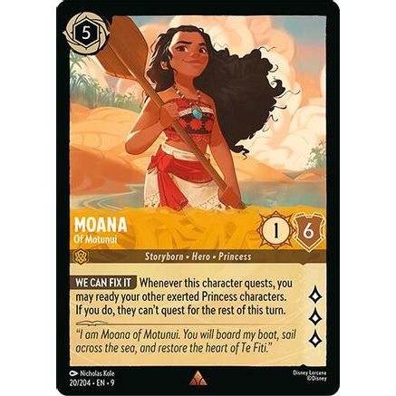 Moana - Of Motunui (20/204) - Fabled Cold Foil