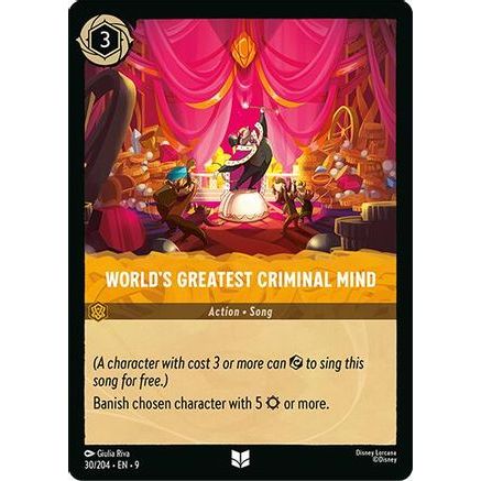 World's Greatest Criminal Mind (30/204) - Fabled Cold Foil