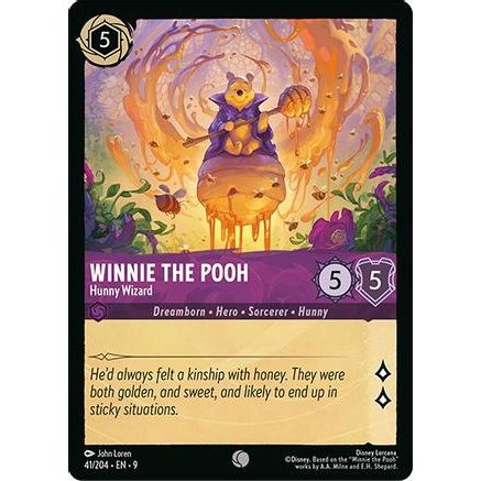 Winnie the Pooh - Hunny Wizard (41/204) - Fabled Cold Foil