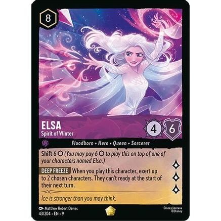Elsa - Spirit of Winter (43/204) - Fabled Cold Foil