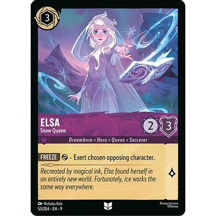 Elsa - Snow Queen (53/204) - Fabled Cold Foil