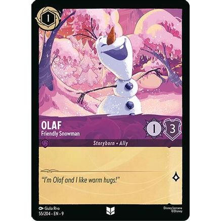 Olaf - Friendly Snowman (55/204) - Fabled