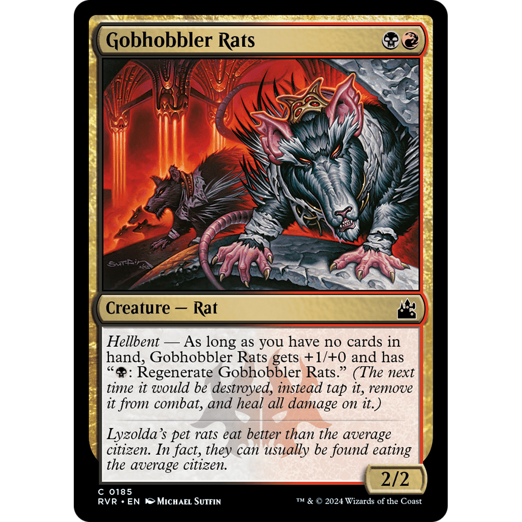Gobhobbler Rats (RVR-185) - Ravnica Remastered Foil