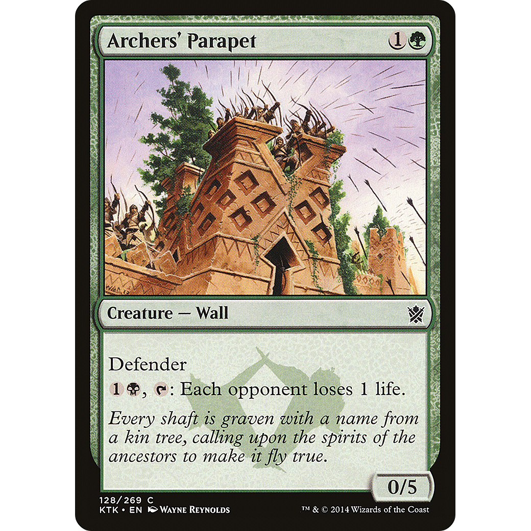 Archers' Parapet (KTK-128) - Khans of Tarkir