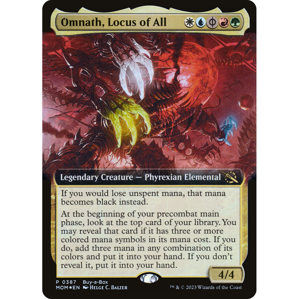 Omnath, Locus of All (BABP-387) - March of the Machine: (Extended Art) Foil