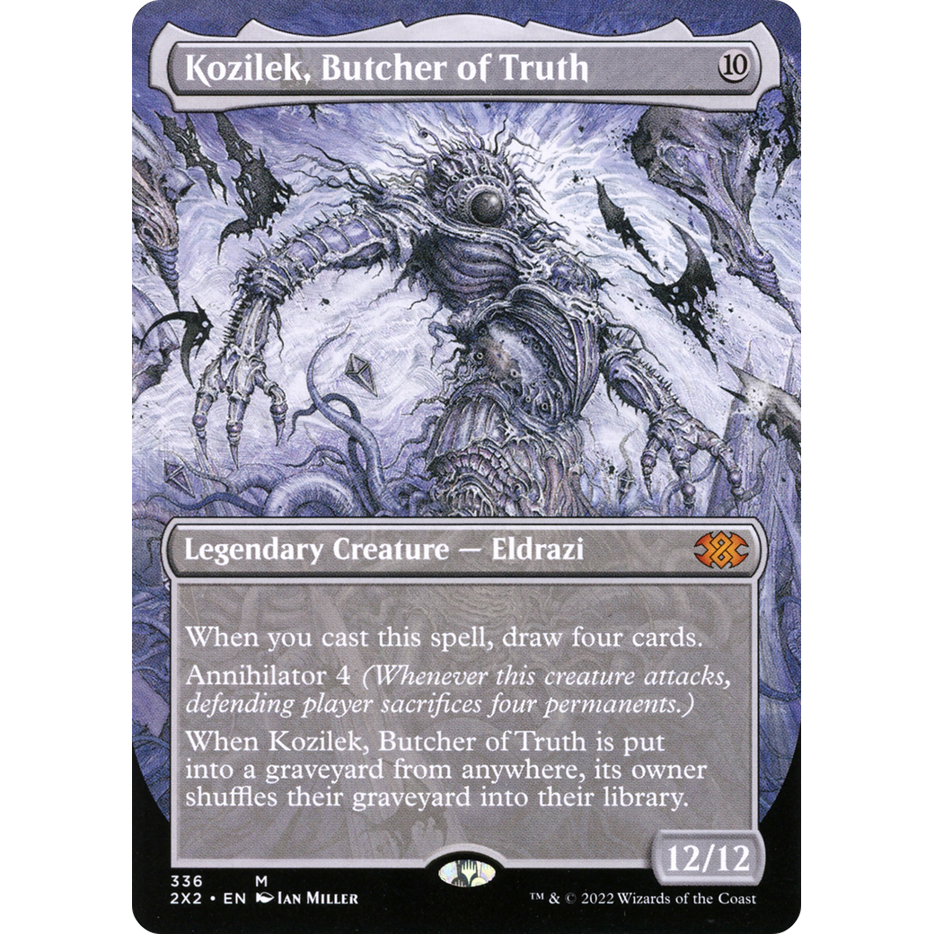 Kozilek, Butcher of Truth (Borderless) (2X2-336) - Double Masters 2022 (Borderless)