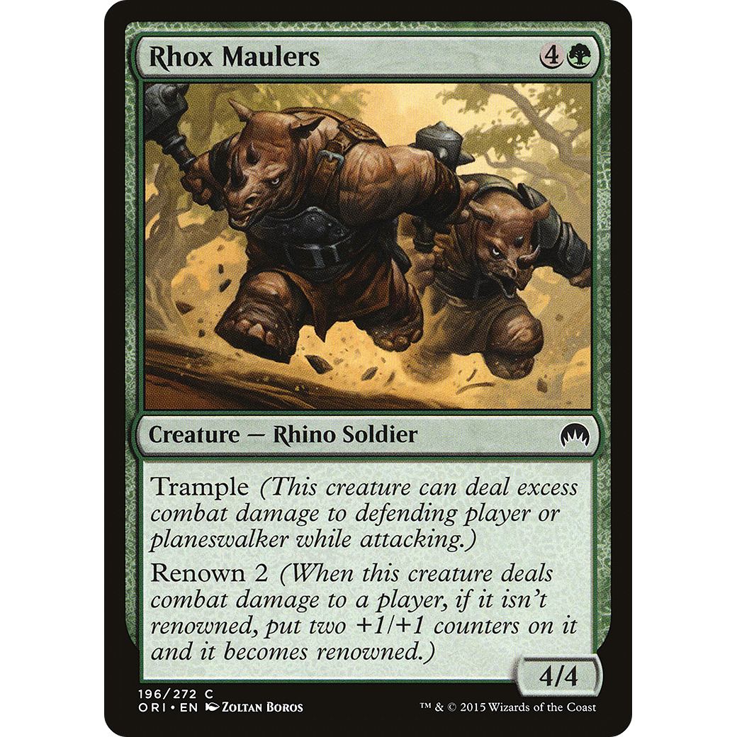 Rhox Maulers (ORI-196) - Magic Origins