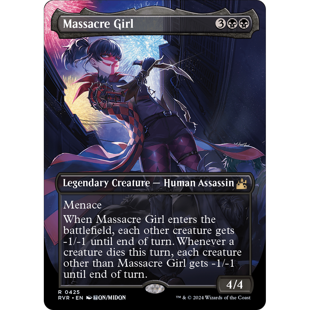 Massacre Girl (RVR-425) - Ravnica Remastered (Borderless)