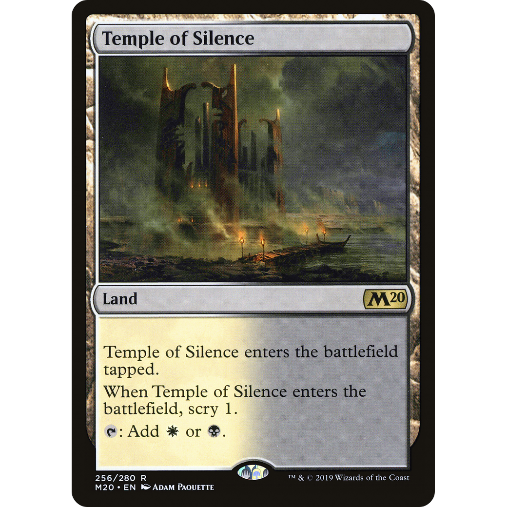 Temple of Silence (M20-256) - Core Set 2020 Foil