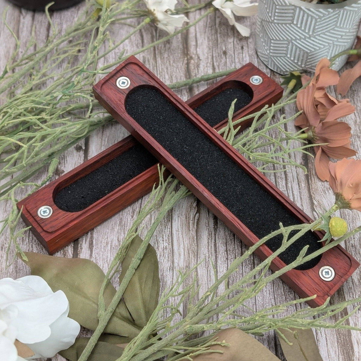 Padauk Dice Vault - Exotic Hardwood Dice Box