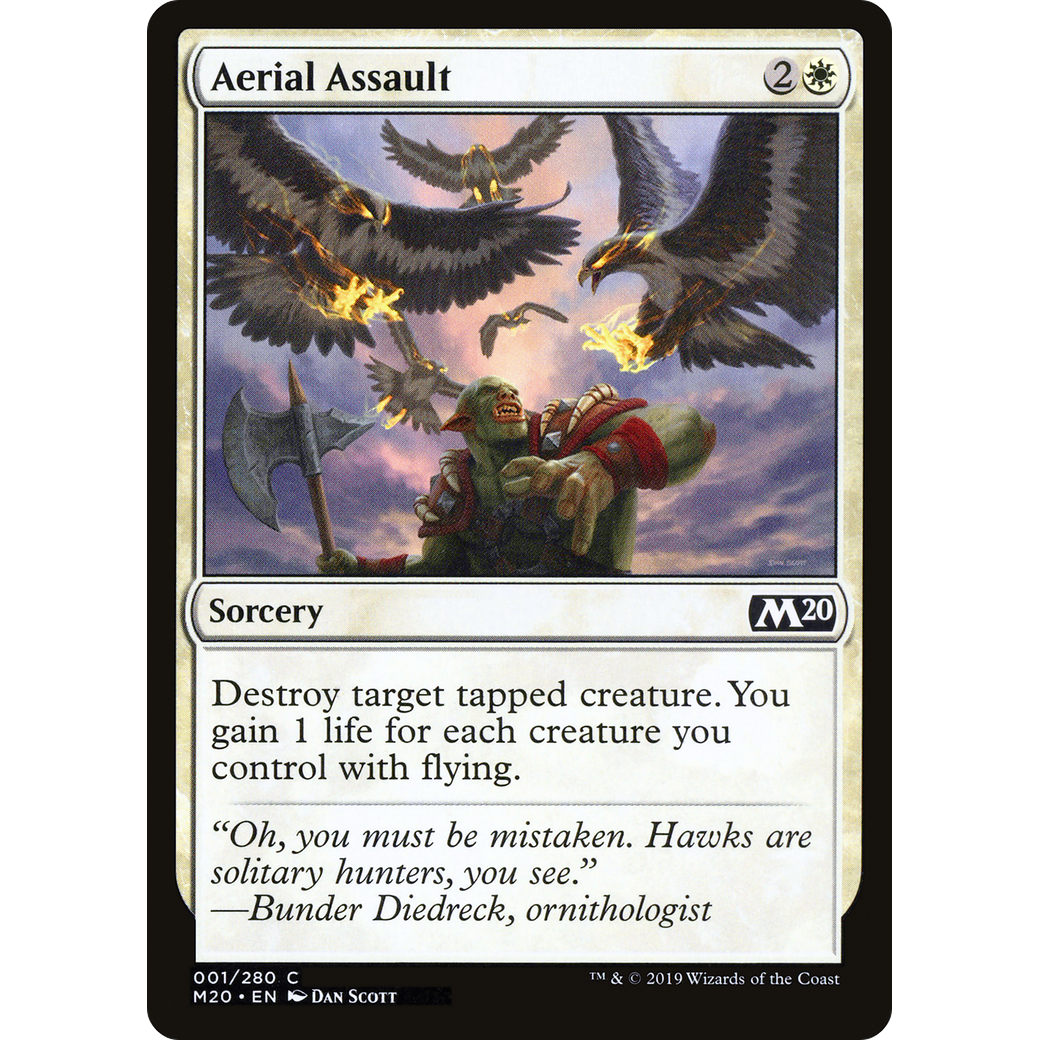 Aerial Assault (M20-001) - Core Set 2020 Foil