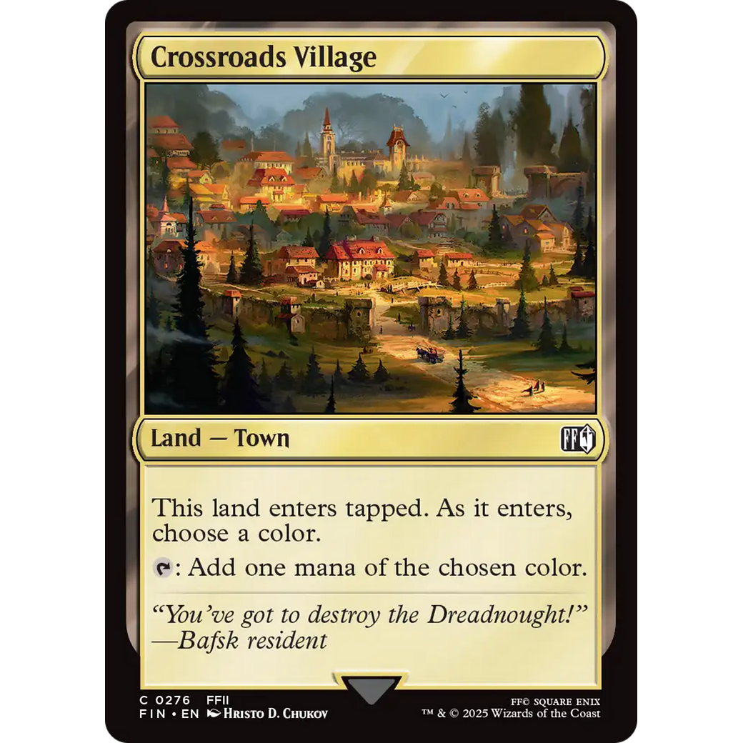 Crossroads Village (FIN-276) - FINAL FANTASY Foil