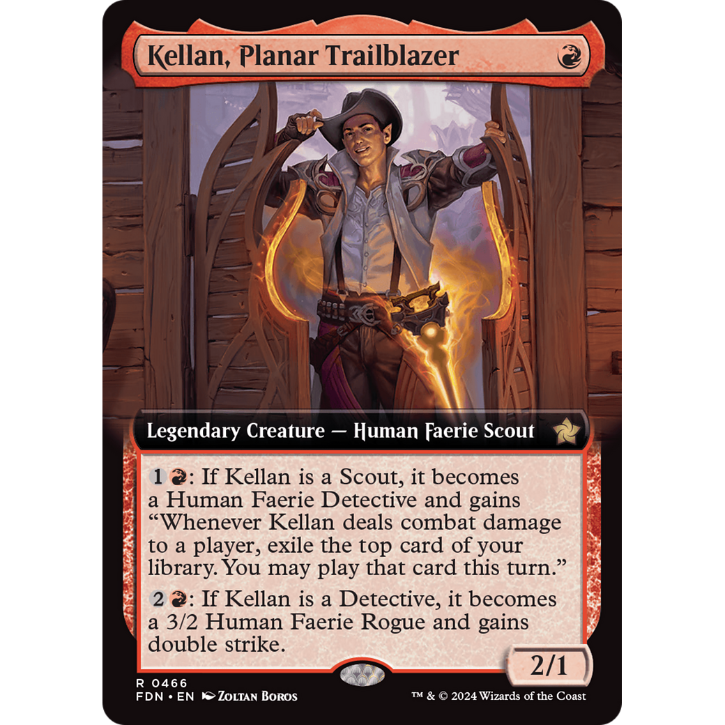 Kellan, Planar Trailblazer (Extended Art) (FDN-466) - Foundations: (Extended Art)