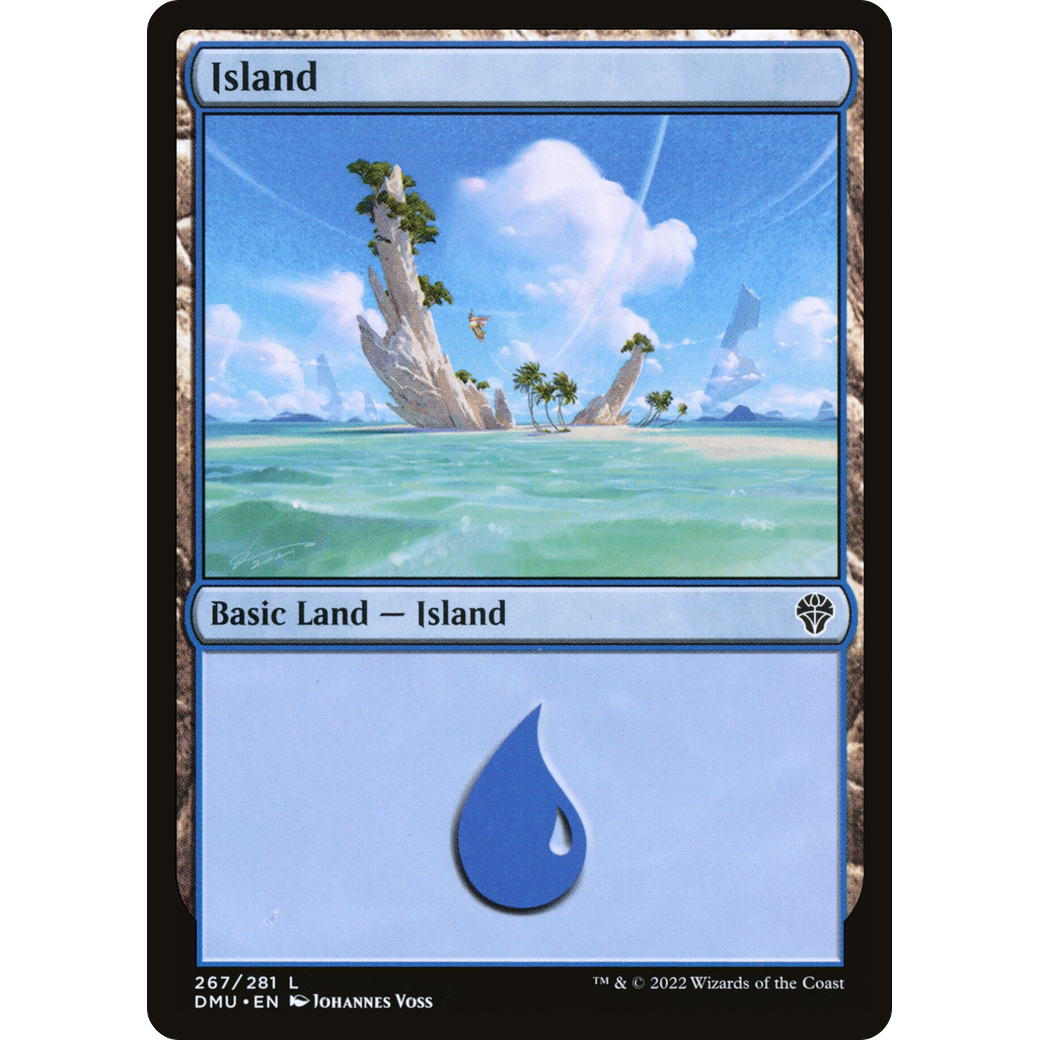 Island (267) (DMU-267) - Dominaria United Foil