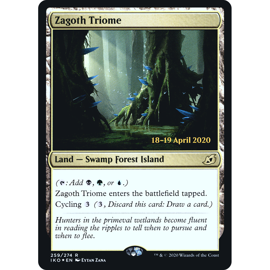 Zagoth Triome (PRE-259) - Ikoria: Lair of Behemoths Promos Foil