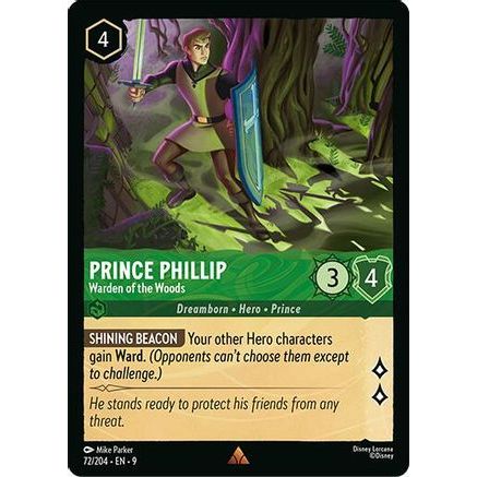 Prince Phillip - Warden of the Woods (72/204) - Fabled Cold Foil