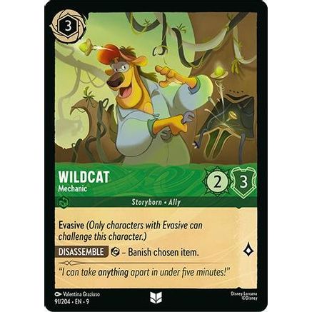 Wildcat - Mechanic (91/204) - Fabled Cold Foil