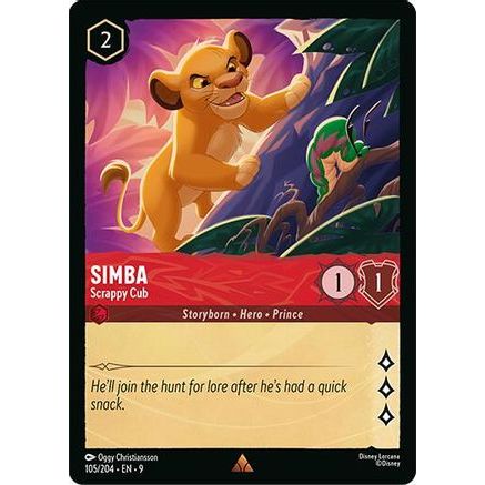 Simba - Scrappy Cub (105/204) - Fabled