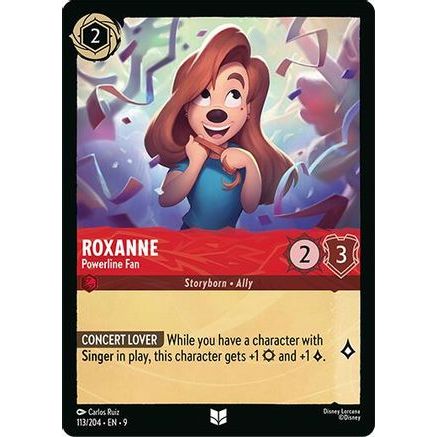 Roxanne - Powerline Fan (113/204) - Fabled Cold Foil