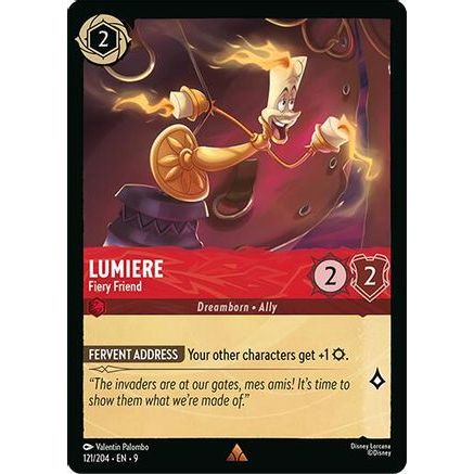 Lumiere - Fiery Friend (121/204) - Fabled Cold Foil