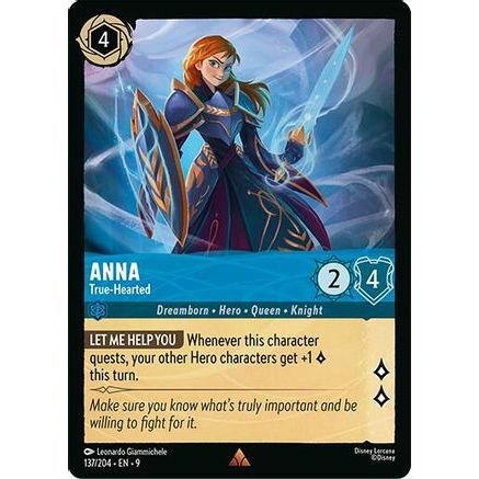 Anna - True-Hearted (137/204) - Fabled Cold Foil