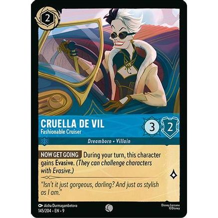Cruella De Vil - Fashionable Cruiser (145/204) - Fabled
