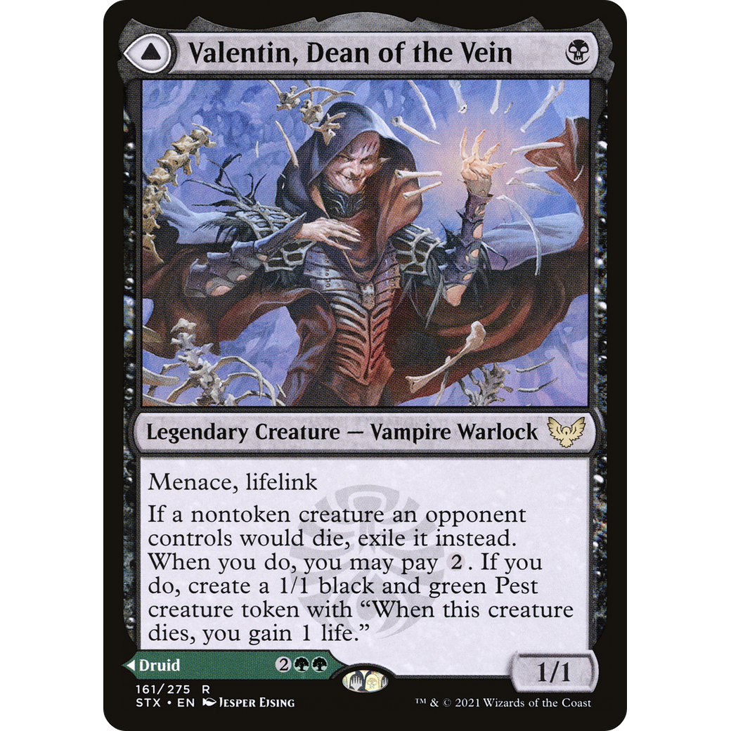 Valentin, Dean of the Vein (STX-161) - Strixhaven: School of Mages