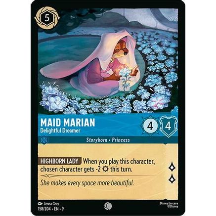 Maid Marian - Delightful Dreamer (158/204) - Fabled Cold Foil