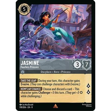 Jasmine - Fearless Princess (178/204) - Fabled Cold Foil