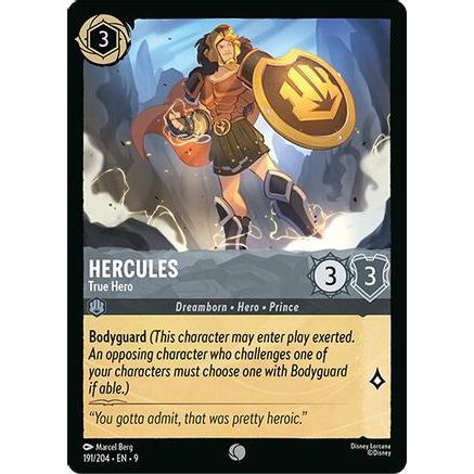 Hercules - True Hero (191/204) - Fabled Cold Foil