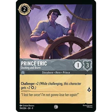 Prince Eric - Dashing and Brave (194/204) - Fabled Cold Foil