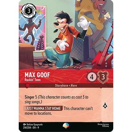 Max Goof - Rockin' Teen (Epic) (214/204) - Fabled Holofoil