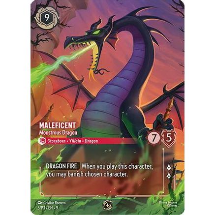 Maleficent - Monstrous Dragon (Store Championship) (5/P3) - Disney Lorcana Promo Cards Holofoil