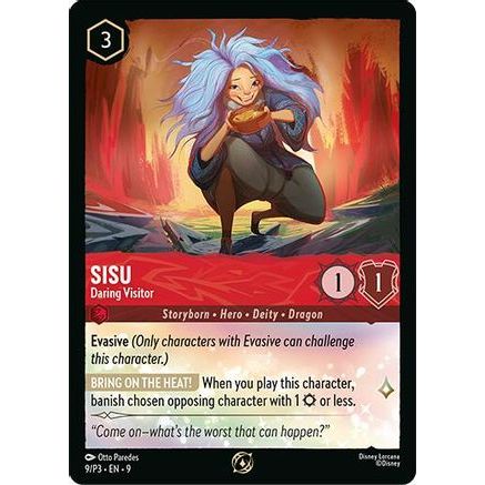 Sisu - Daring Visitor (9/P3) - Disney Lorcana Promo Cards Cold Foil