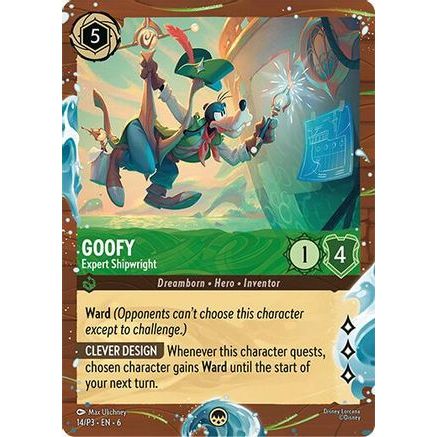 Goofy - Expert Shipwright (Disney Cruise Promo) (14/P3) - Disney Lorcana Promo Cards Holofoil