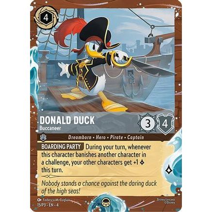 Donald Duck - Buccaneer (Disney Cruise Promo) (15/P3) - Disney Lorcana Promo Cards Holofoil