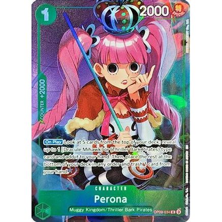 Perona (Illustration Box Vol.4) (OP09-034) - One Piece Promotion Cards Foil