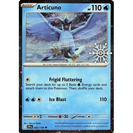 Articuno - 032/159 (Holiday Calendar) 32 - Miscellaneous Cards & Products Holofoil