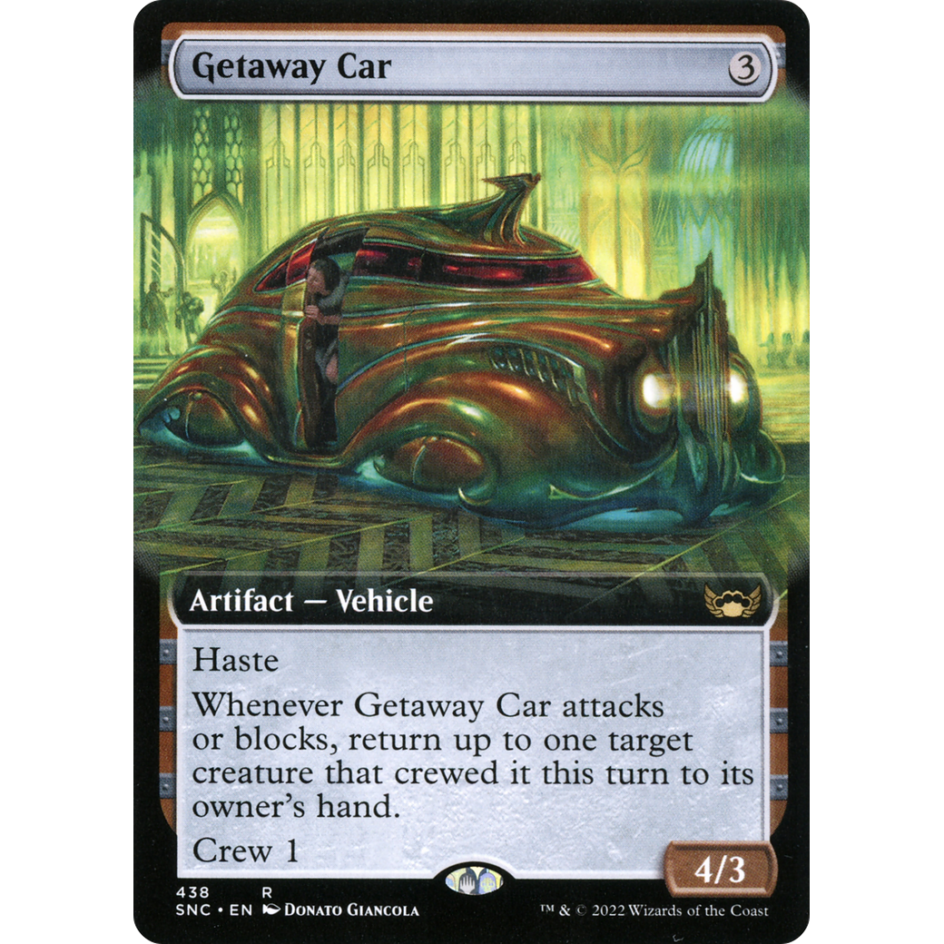 Getaway Car (Extended Art) (SNC-438) - Streets of New Capenna: (Extended Art) Foil