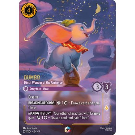 Dumbo - Ninth Wonder of the Universe (Enchanted) (228/204) - Fabled Holofoil