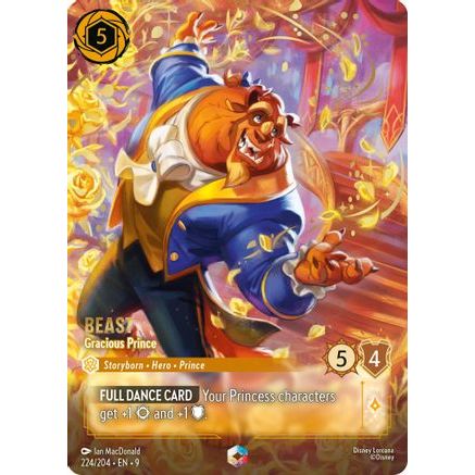 Beast - Gracious Prince (Enchanted) (224/204) - Fabled Holofoil