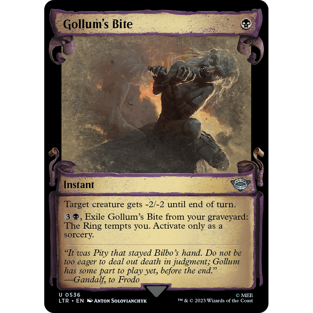 Gollum's Bite (LTR-536) - The Lord of the Rings: Tales of Middle-earth: (Showcase)