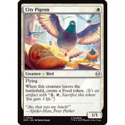 City Pigeon (SPM-004) - Marvel's Spider-Man Foil