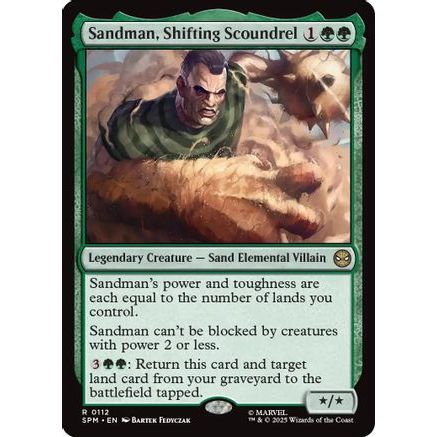Sandman, Shifting Scoundrel (SPM-112) - Marvel's Spider-Man Foil