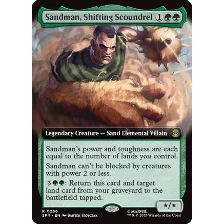 Sandman, Shifting Scoundrel (Extended Art) (SPM-266) - Marvel's Spider-Man Foil