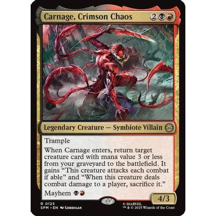 Carnage, Crimson Chaos (SPM-125) - Marvel's Spider-Man