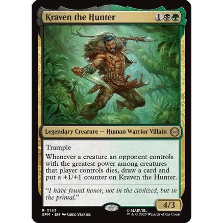 Kraven the Hunter (SPM-133) - Marvel's Spider-Man Foil