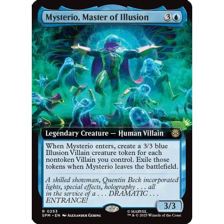 Mysterio, Master of Illusion (Extended Art) (SPM-253) - Marvel's Spider-Man Foil