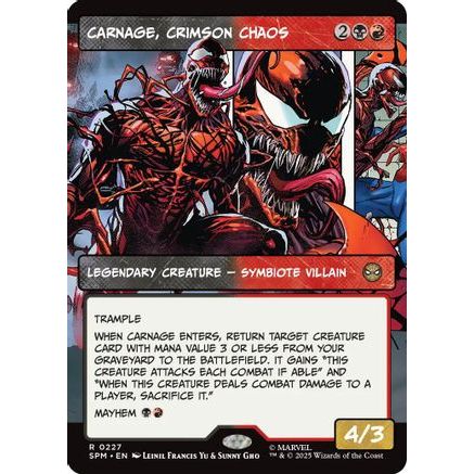 Carnage, Crimson Chaos (Borderless) (SPM-227) - Marvel's Spider-Man