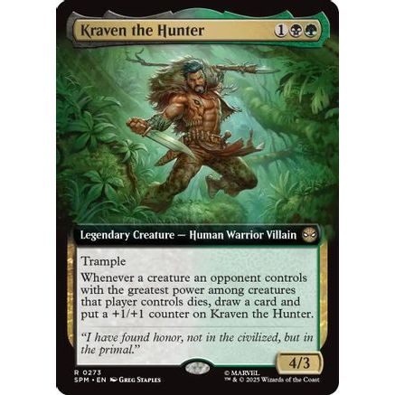 Kraven the Hunter (Extended Art) (SPM-273) - Marvel's Spider-Man Foil